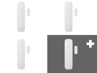 acre (Vanderbilt) WMAG-I (4) Vanderbilt kit avec 4 pièces contact magnétique 2-way sans fil dans boîtier blanc. Montage par vis Le contact magnétique dans boîtier compact dispose également d'une entrée auxiliaire pour contacts externes