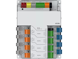 Genetec SY-A1710G-B-EURO-SCS Genetec contrôleur de porte Axis powered by Genetec TCP/IP (PoE) pour 4 portes
