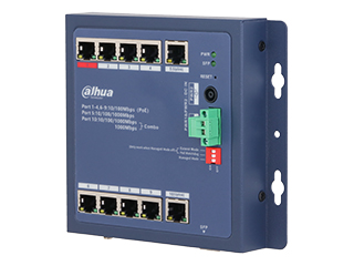 Dahua DH-CHS4110-8ET-90-F Dahua Commutateur durci à gestion cloud 10 ports avec PoE 8 ports